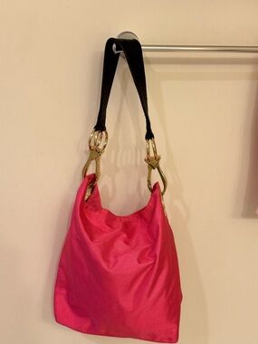Women’s JPK Pink Shoulder Bag with Gold Hardware